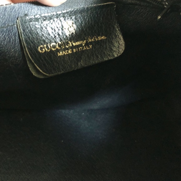 Gucci Vintage Sherry Line Guccissima Canvas Leather Trim Boston Bag - Picture 6 of 14